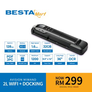 Avision MiWand 2L WiFi + Docking