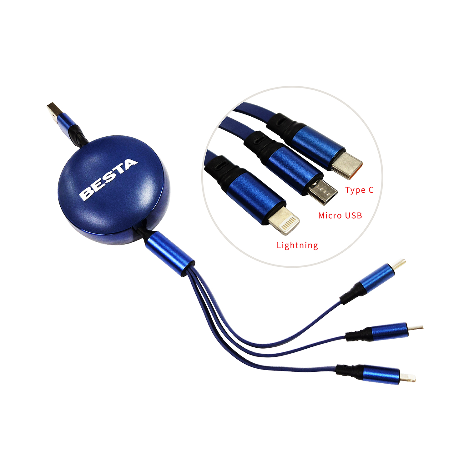 BESTA DATA CABLE - 3IN1